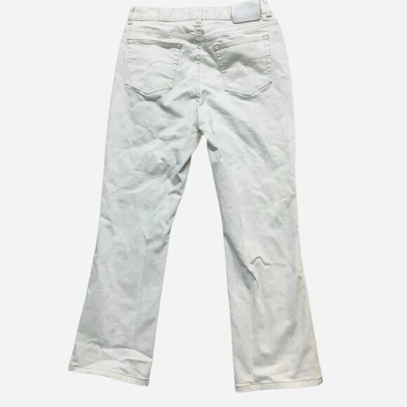 Ralph Lauren Jeans Slim Boot White Womens Size 6P - Picture 8 of 9